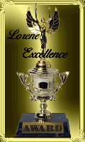 Thank you to Lorene in France for this lovely award