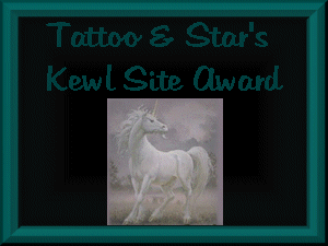 Thank you to Tattoo & Star - a simply super award!