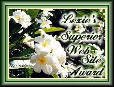 Thank you for this beautiful award Lexie