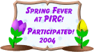 I entered the 2004 Spring  Competition