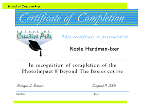 Thanks So Much  Ginger! - Excellent Course!!!