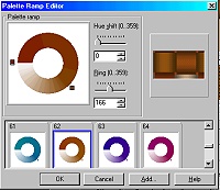The Palette Ramp Editor