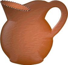 The pouring li of the jug
