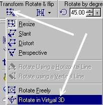Rotate in Virtual 3D