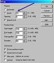 Wrap Gallery Settings/Modify Properties and apply