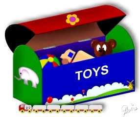A child's toybox