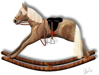 The finished rocking-horse