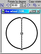 Drawing the wheel