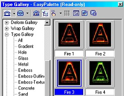 Type Gallery - Fire