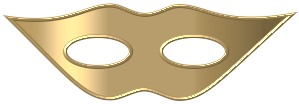 Mask with Edging