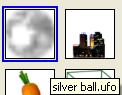 Silver ball stamp