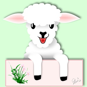 Finished lamb tag